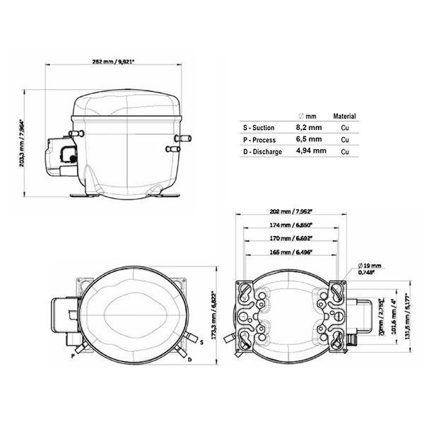 EGAS100CLP-RSCR 13.54 см&sup3; 00-00000185-1 фото