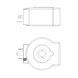 Катушка HM3/9120/RD1 соленоидного вентиля Castel 00-00001661 фото 2